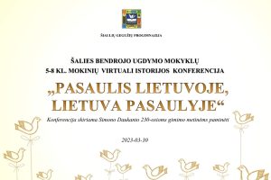 Respublikinė nuotolinė istorijos konferencija „Pasaulis Lietuvoje, Lietuva pasaulyje“ (2)