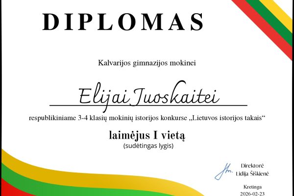 Lietuvos istorijos takais (2)